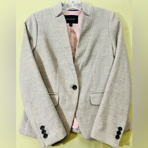 Banana Republic Size 0 Petite Women's Blazer Excellent Condition Gray